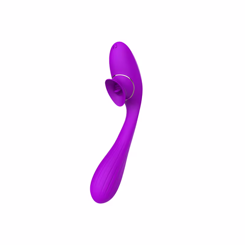 Vibrador de Clitóris e Ponto G - Roxo | Nv Toys Disa