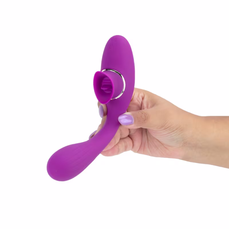Vibrador de Clitóris e Ponto G - Roxo | Nv Toys Disa