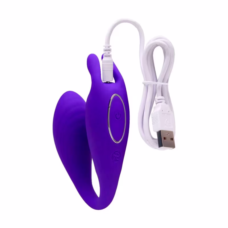 Vibrador Casal com 12 Vibrações e Controle- Pretty Love Bill