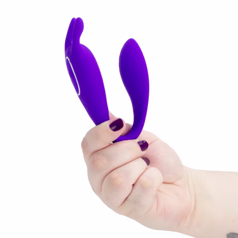 Vibrador Casal com 12 Vibrações e Controle- Pretty Love Bill