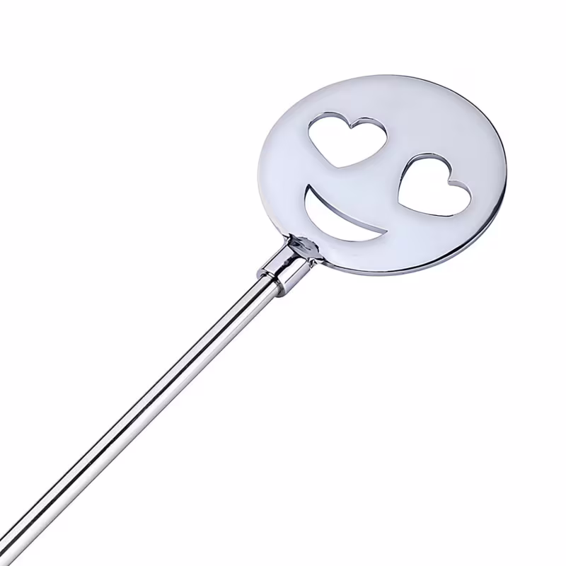 Chibata em Aço Emoji Apaixonado - 39 cm | Spanking Paddle