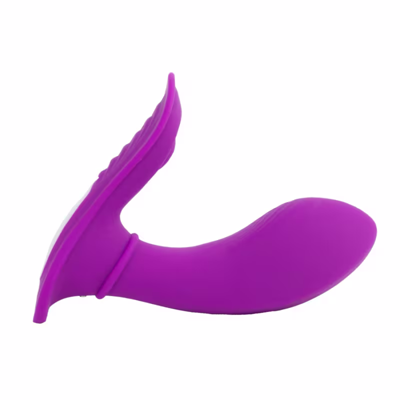Vibrador Ponto G e Clitóris 9 Vibrações - Roxo | Butterfly