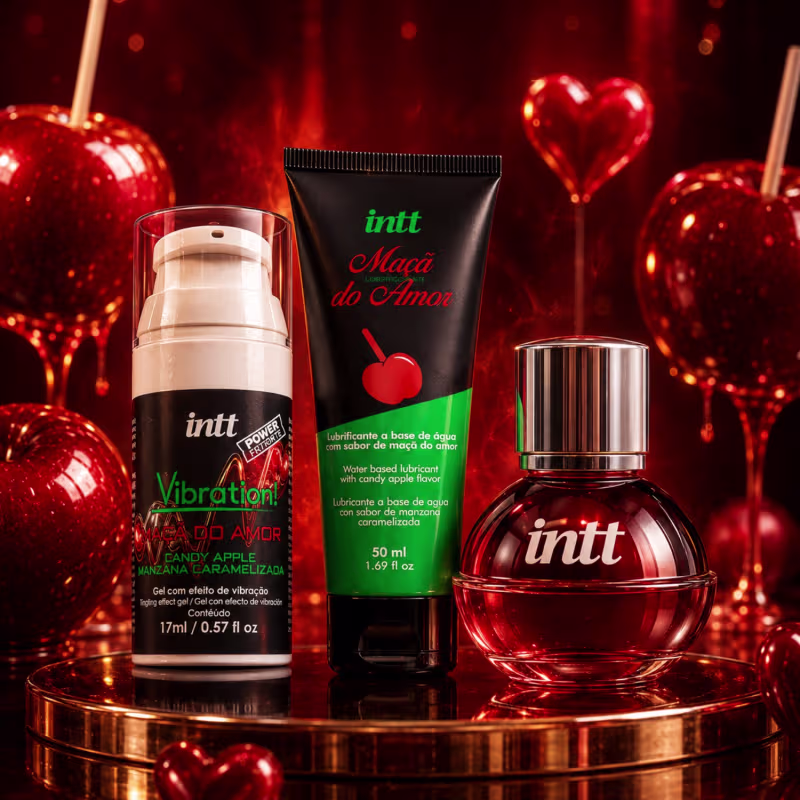 Kit Prazer Vibrante - Sabor Maçã do Amor