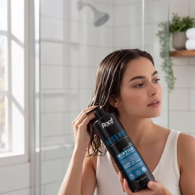 Selagem Capilar Orgânica Progressiva Reserve Blue Berry Raaf - Efeito de Salão - 1l