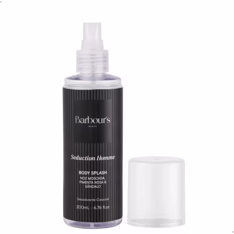 Body Splash Masculino Seduction Homme Barbours 200ml