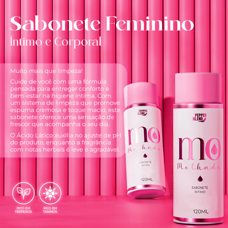 Kit Higiene Íntima Completa - Proteção Natural, Equilíbrio do pH e Cuidado Procto (3 itens)