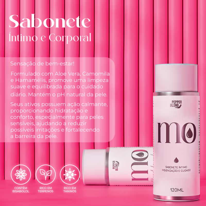 Kit Higiene Íntima Completa - Proteção Natural, Equilíbrio do pH e Cuidado Procto (3 itens)