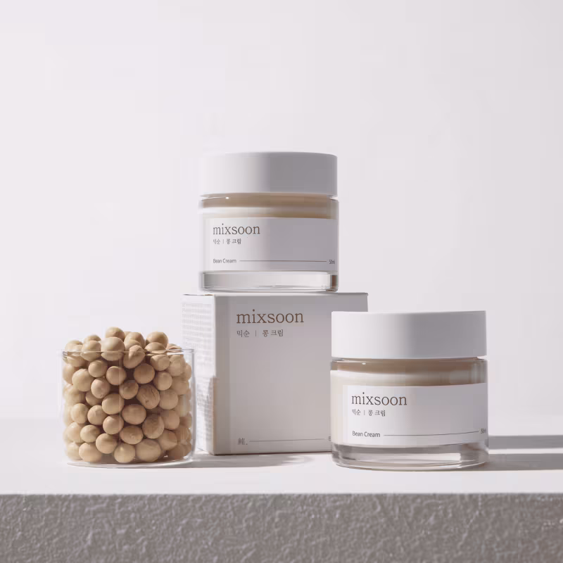 Creme Hidratante Facial com Soja Fermentada - Mixsoon Bean Cream - 50ml
