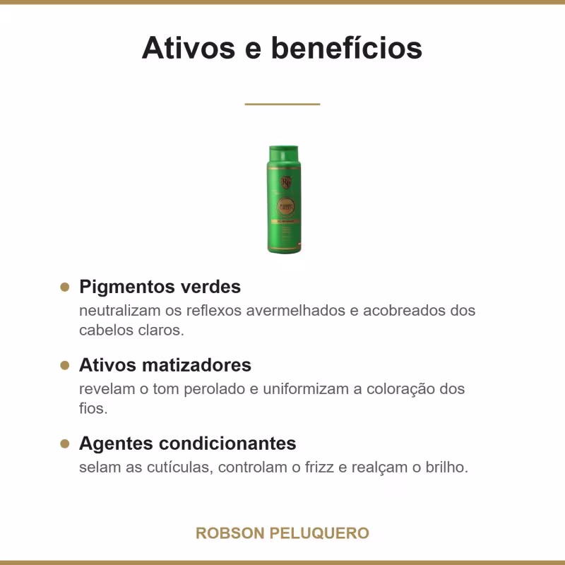 Shampoo Green 300ml Robson Peluquero