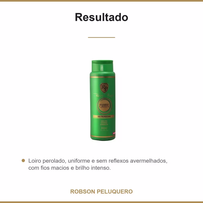 Shampoo Green 300ml Robson Peluquero