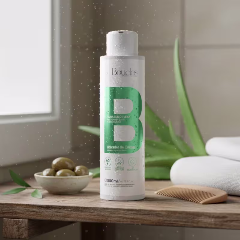 Ativador De Cachos Oliva E Aloe E Vera 500ml Boucles
