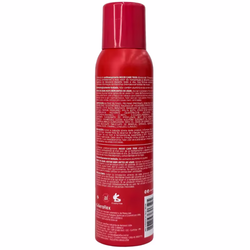 My Health Mood Care Desodorante Antitranspirante Aerossol Sem Alumínio Teen Melancia 150ml / 87g