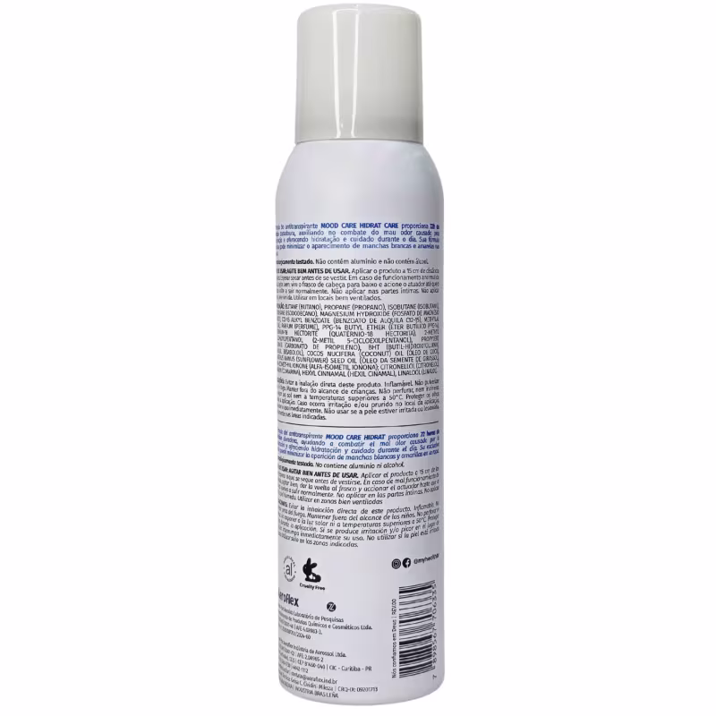 My Health Mood Care Desodorante Antitranspirante Aerossol Sem Alumínio Hidrat Care 150ml / 87g
