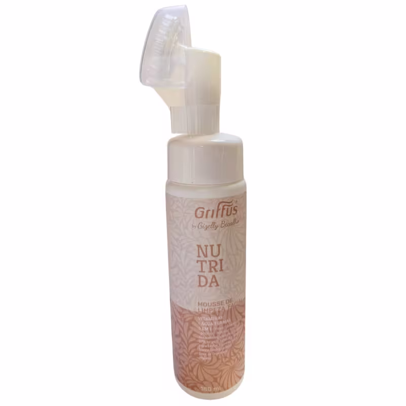 Griffus By Gizelly Bicalho Mousse de Limpeza Facial Nutrida Vegano 180ml
