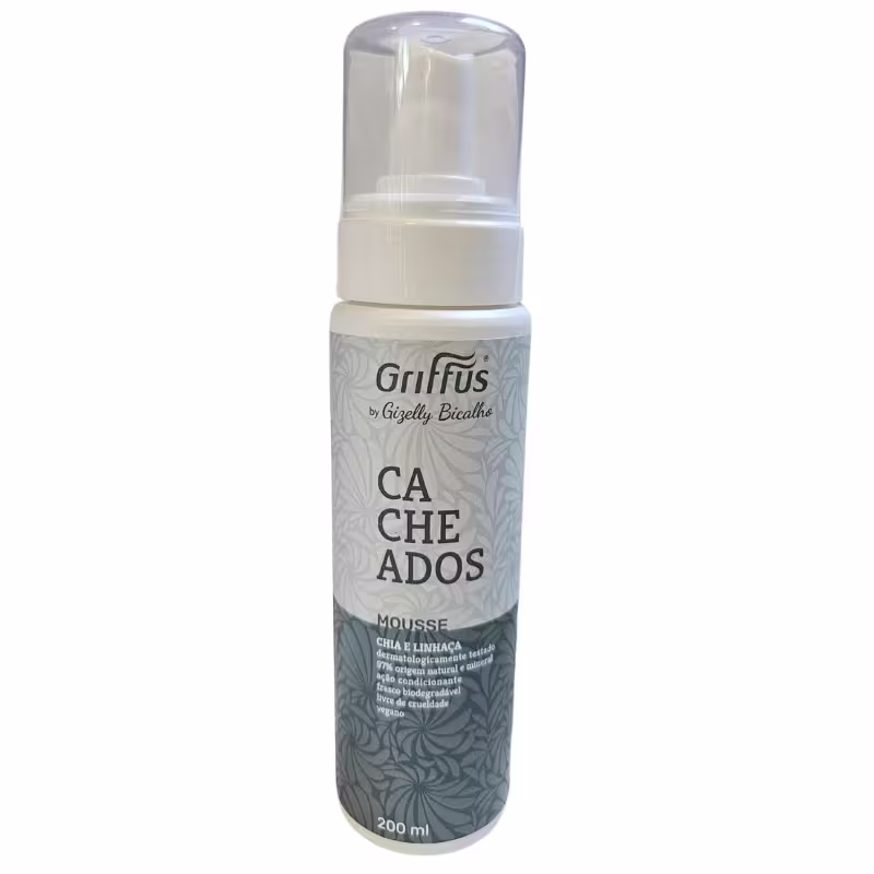 Griffus By Gizelly Bicalho Mousse Capilar Cacheados Vegano 200ml