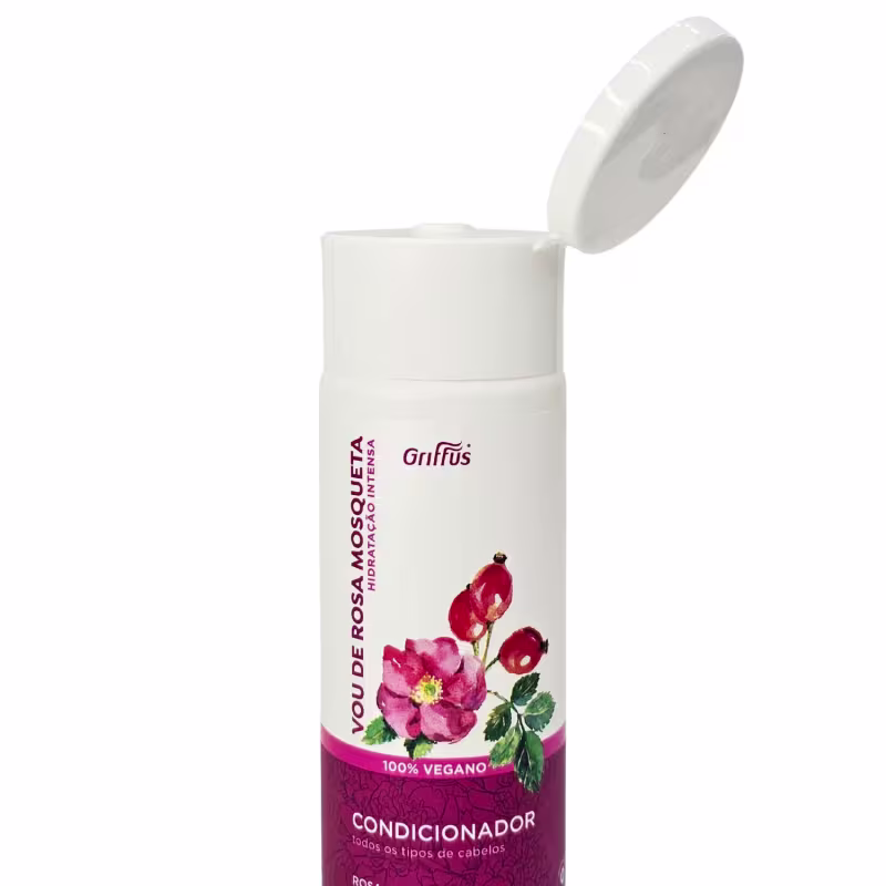Griffus Vou de Rosa Mosqueta Condicionador Hidratação Intensa Vegano 220ml