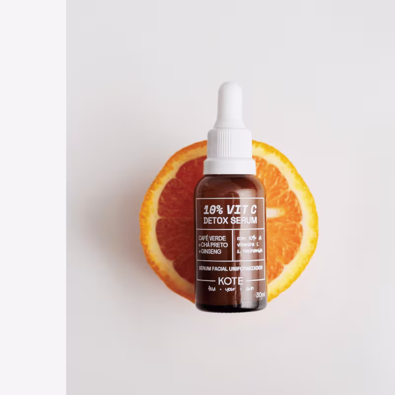 Sérum Detox 10% Vit C KOTE - Sérum Anti-Manchas e Antissinais 30ml