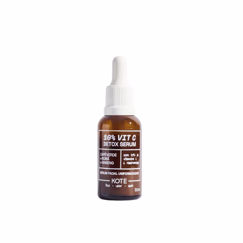 Sérum Detox 10% Vit C KOTE - Sérum Anti-Manchas e Antissinais 30ml