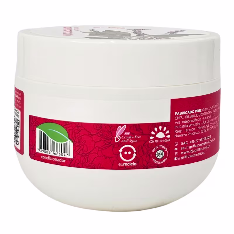 Griffus Vou De Jaborandi Máscara Antiqueda Vegano 300g