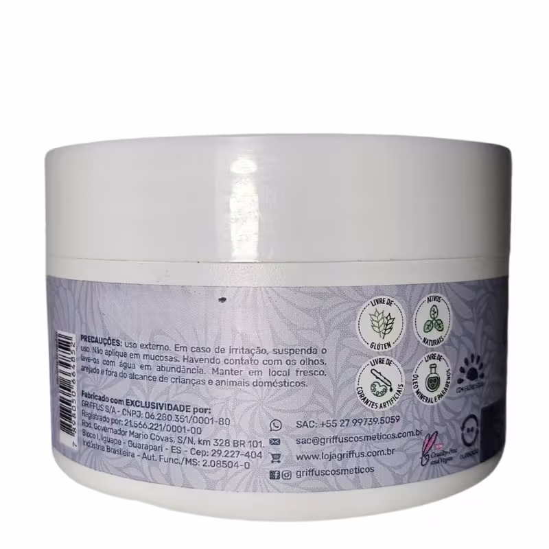 Griffus By Gizelly Bicalho Máscara Hidratados Vegano 250g