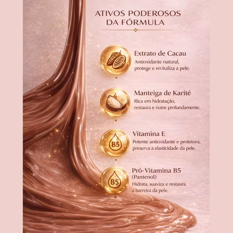 Haro Sabonete Líquido Cremoso de Cacau – Hidratante Corporal 250ml