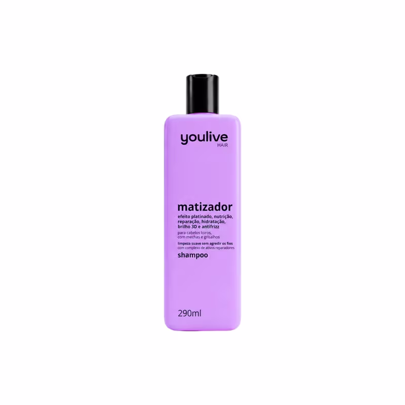 Shampoo Matizador Para Mechas e Grisalhos 290ml