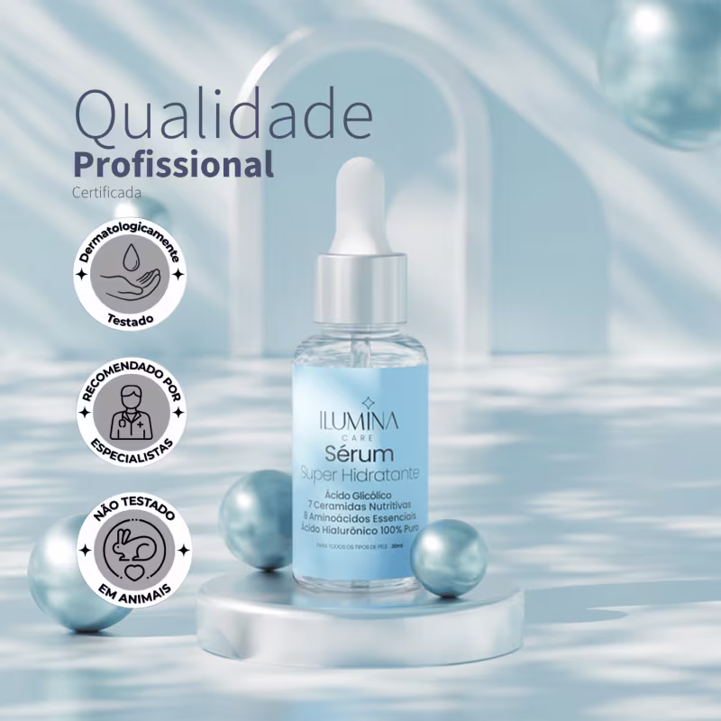 Kit 2 Sérum Super Hidratante Anti Envelhecimento 30ml Ilumina Care