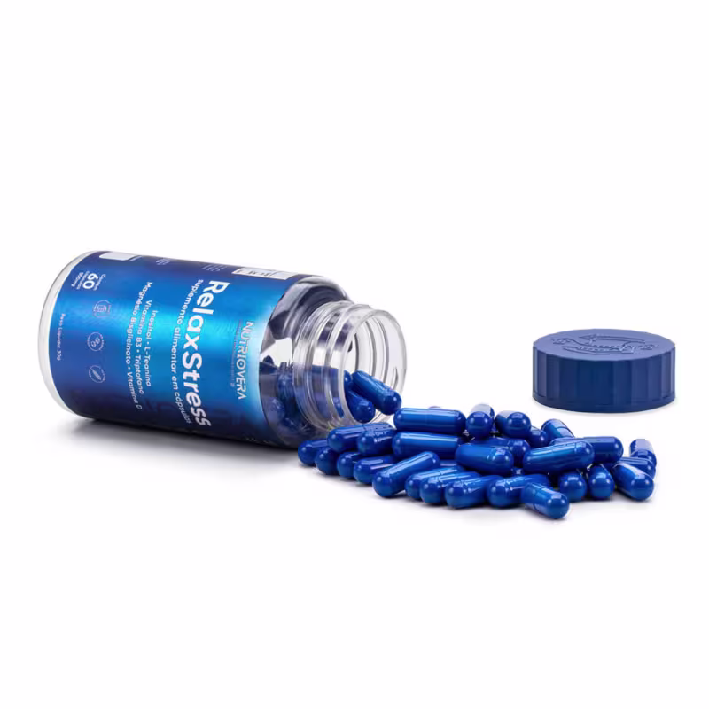 Kit 2 RelaxStress Suplemento Regulador de Humor Ansiedade e Sono