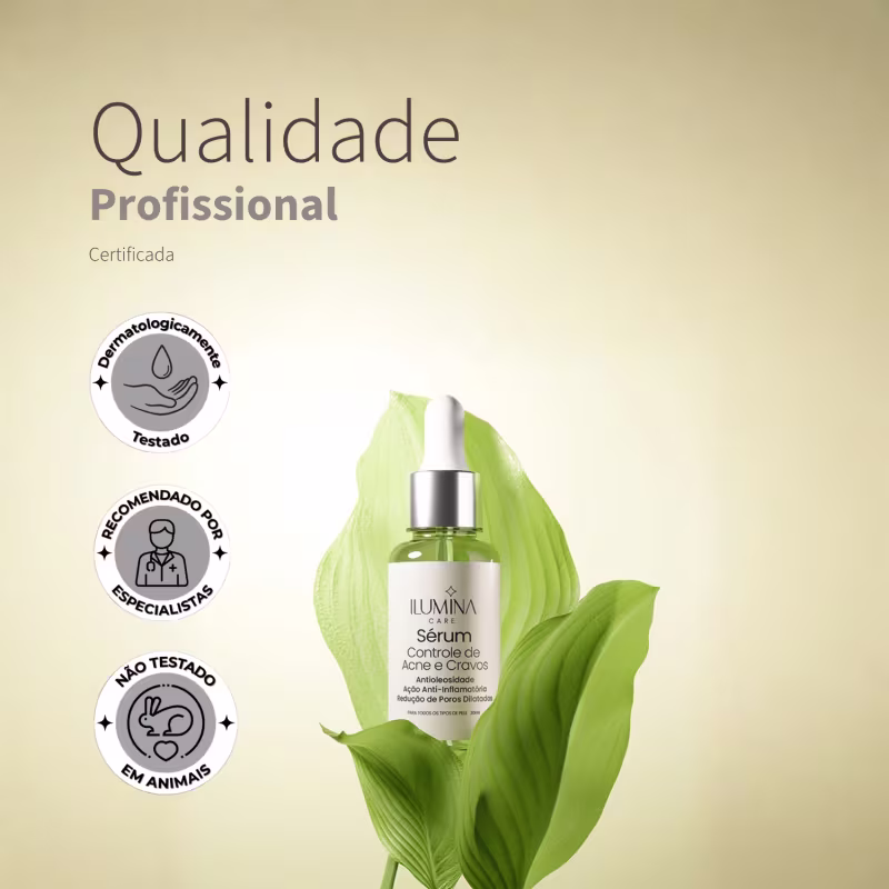 Sérum Facial Anti-Acne Controle de Cravos 30ml Ilumina Care
