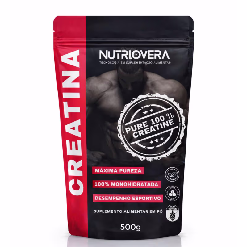 Creatina Monohidratada 100% Pura Nutriovera 500g