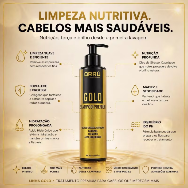 Gold Premium  - Shampoo 300 ml