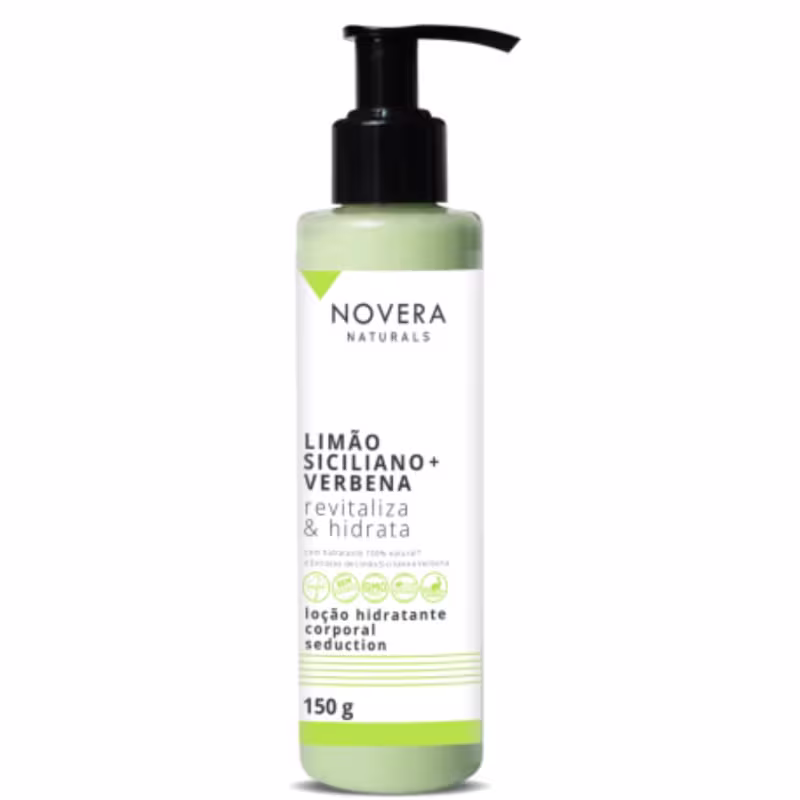 Loção Hidratante Corporal Limão Siciliano + Verbena | Novera Naturals - 150mL