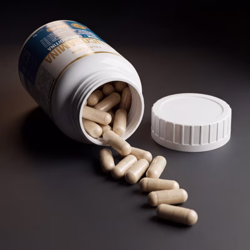 Glucosamina, MSM, Condroitina, Curcumina, Colágeno Tipo II, Ácido Hialurônico e Cálcio 120 Cáps - Nutrione