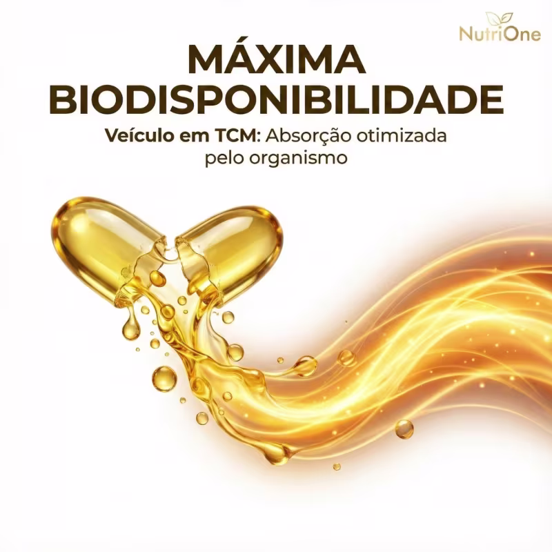 Vitamina D3 2000UI Formulada com Óleo de TCM 60 Softgels - Nutrione