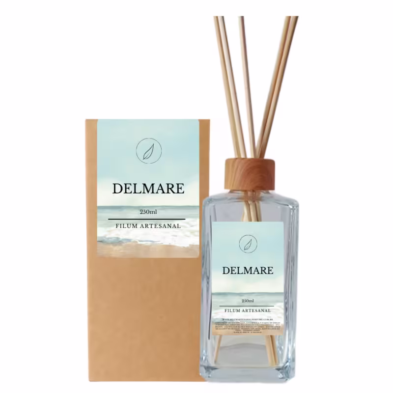 Filum Artesanal Difusor de Varetas Aromatizador de Ambiente Del Mare 250ml