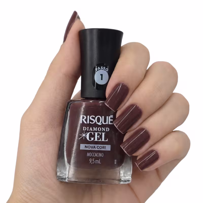 Risque Diamond Gel Esmalte Mocaccino 9,5ml