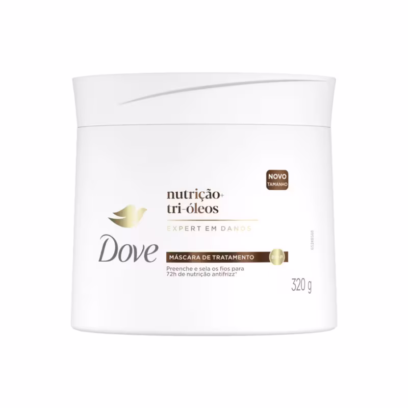 Máscara de Tratamento Dove Nutrição + tri óleos 320g