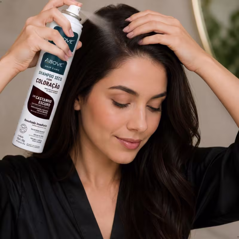 Shampoo a Seco com Coloração Castanho Escuro Above 150ml