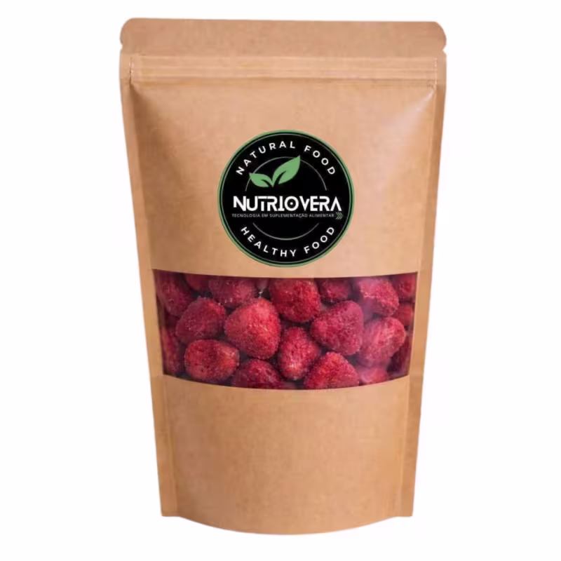 Morango Chips Desidratado Nutriovera® 100g