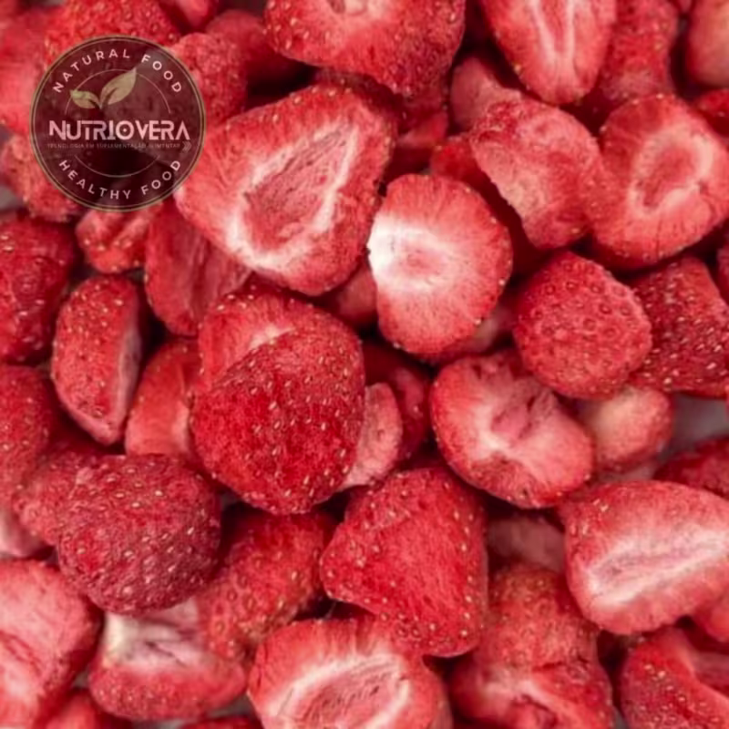 Morango Chips Desidratado Nutriovera® 100g
