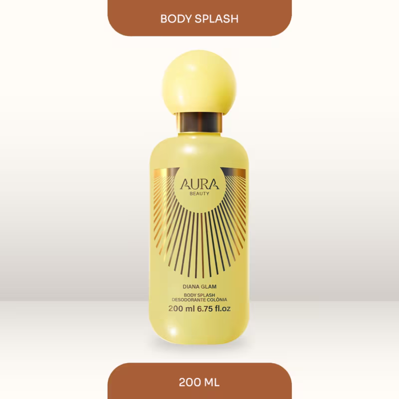 Body Splash Diana Glam Aura Beauty Jade Picon 200ml