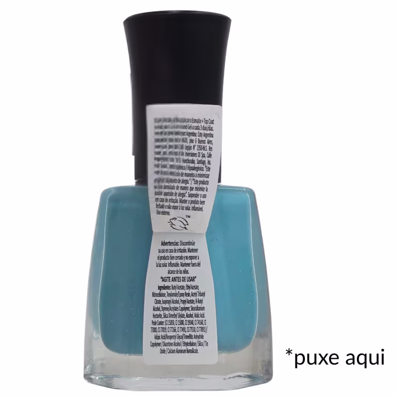 Risque Diamond Esmalte Azul Capri Gel 9,5ml