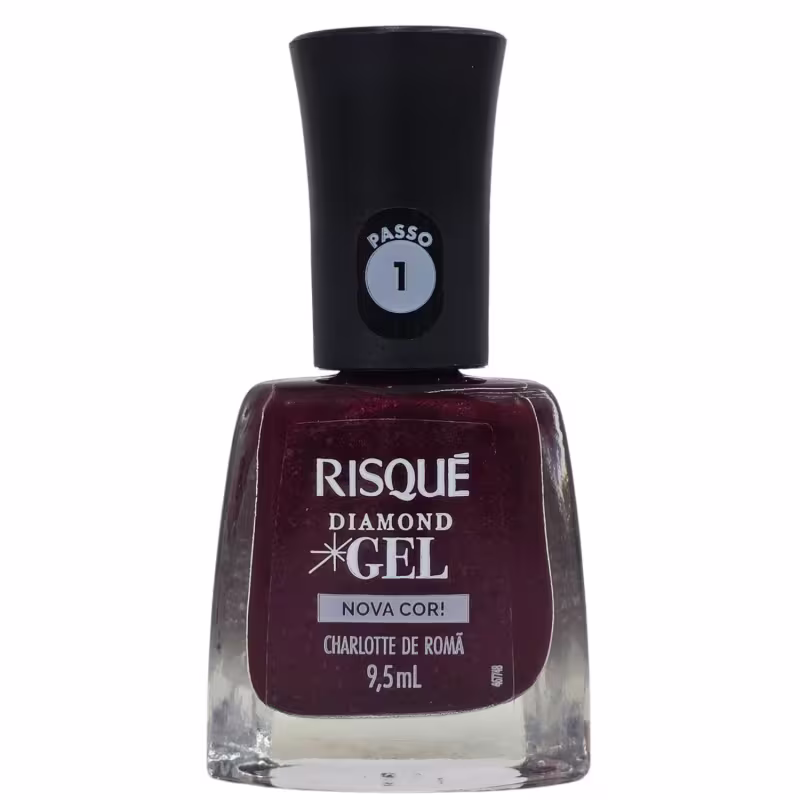 Risque Diamond Esmalte Charlotte Romã Gel 9,5ml