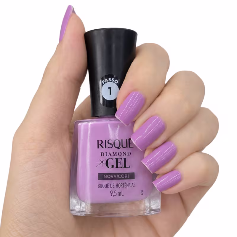 Risque Diamond Esmalte Buquê de Hortênsias Gel 9,5ml