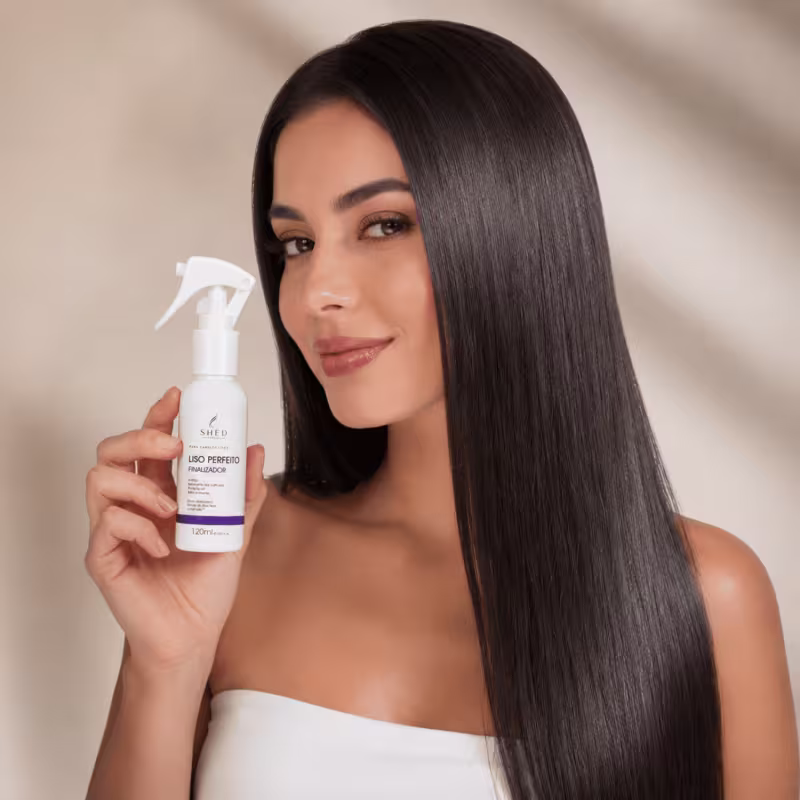 Finalizador 120ml Liso Perfeito: Selagem, Controle do Frizz e Proteção Térmica | Shed Professional
