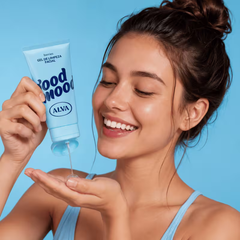 Gel de Limpeza Facial Berries 100ml Good Mood by Alva
