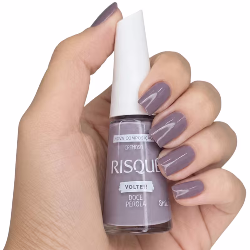 Risque Esmalte Cremoso Doce Pérola Blister 8ml