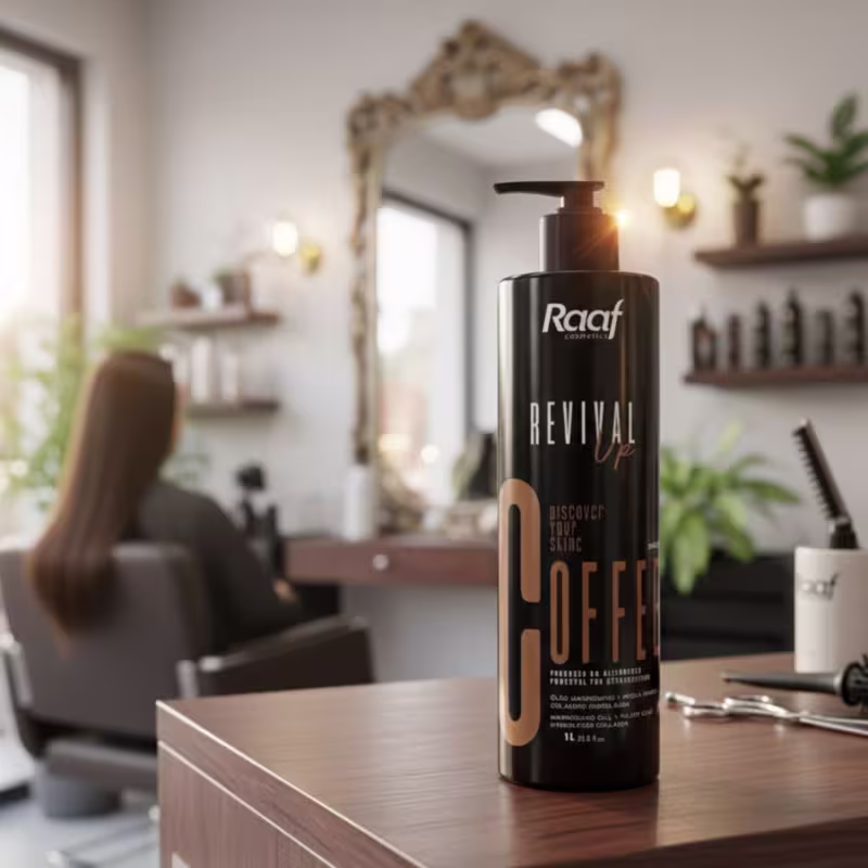 Máscara Progressiva Alisamento Revival Coffee Raaf - 1L