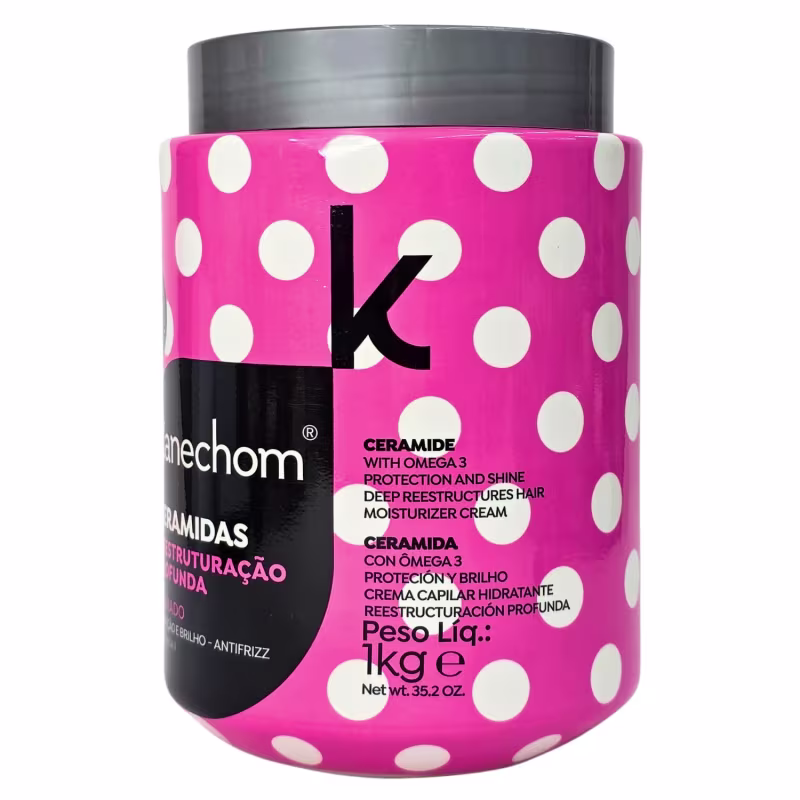 Kanechom Reestruturação Profunda Máscara Capilar Ceramidas Vegano 1kg