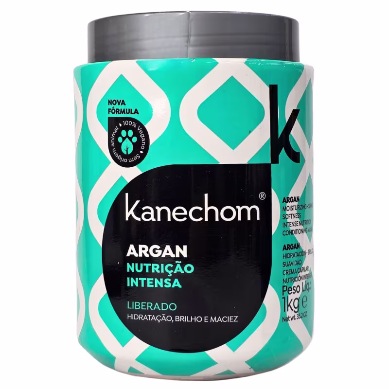 Kanechom Nutrição Intensa Máscara Capilar Argan Vegano 1kg